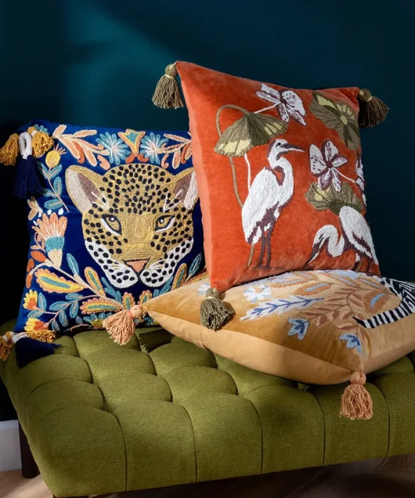 Best Sale Joe Browns A Herons Haven Cushion Coral