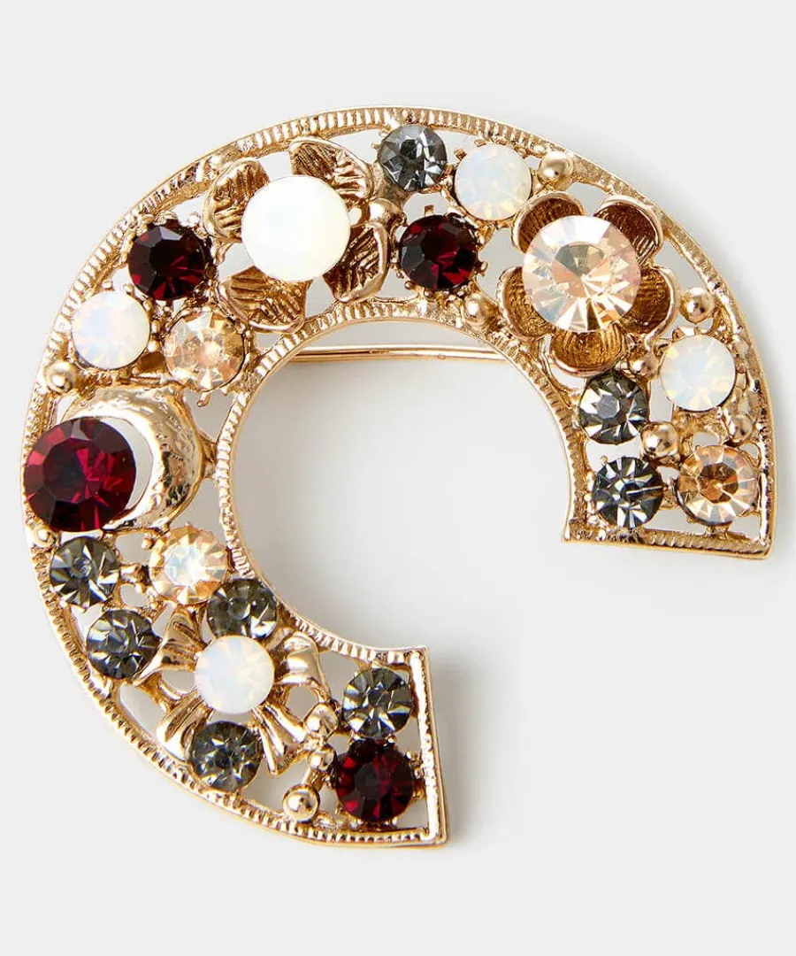 a_touch_of_vintage_brooch_1.webp Clearance Joe Browns A Touch Of Vintage Brooch Set Gold Multi