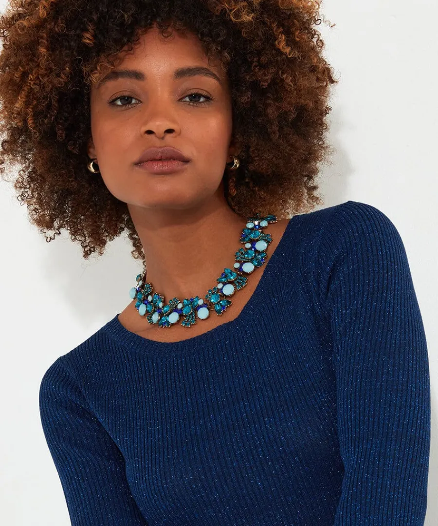 a_vintage_affair_opulent__0.webp Sale Joe Browns A Vintage Affair Opulent Necklace Blue