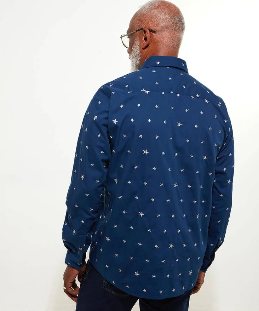 absolute_star_shirt_4.webp Clearance Joe Browns Absolute Star Shirt Navy