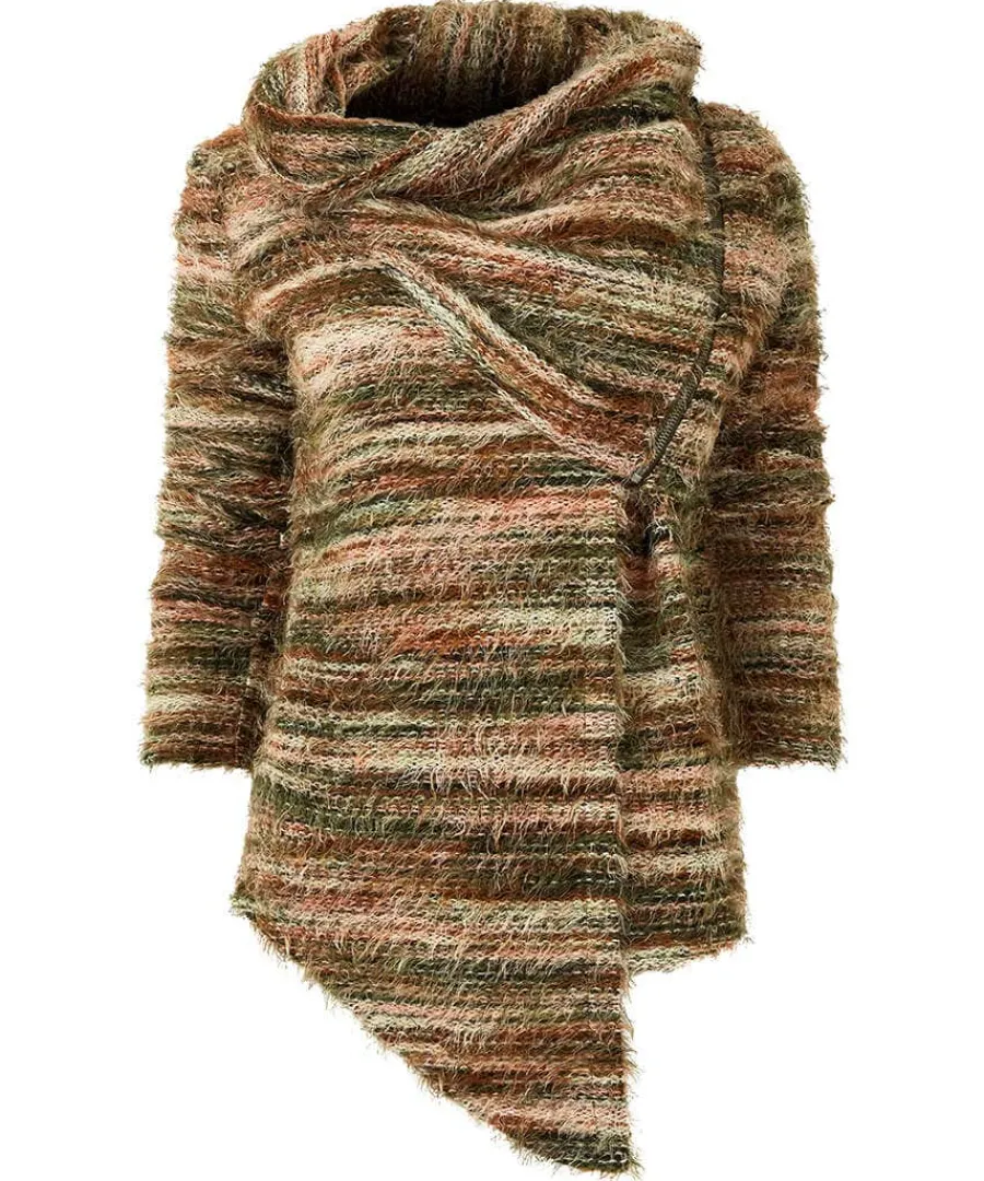 alicia_zip_top_0.webp Hot Joe Browns Alicia Zip Top Brown