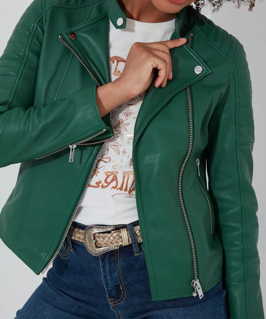 all_in_the_details_leathe_3.webp Clearance Joe Browns All In The Details Leather Jacket Green