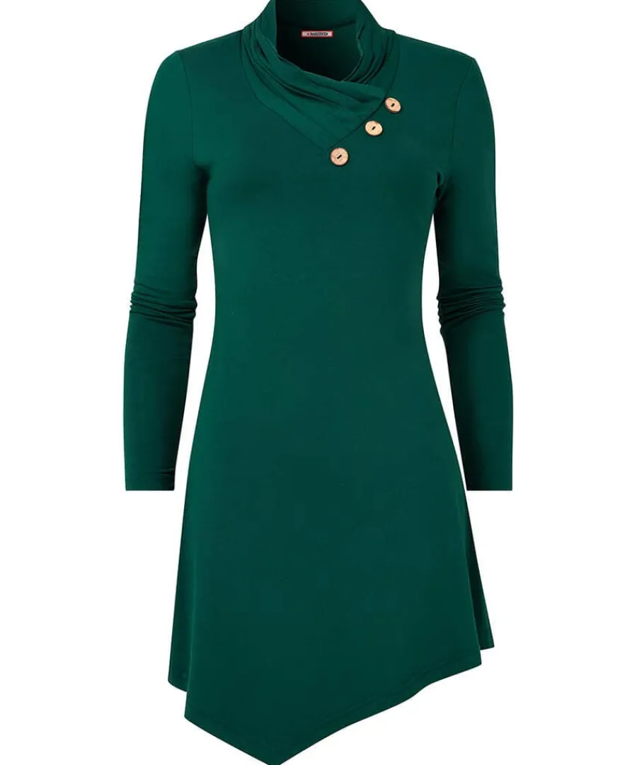 all_new_button_jersey_tun_0.webp Discount Joe Browns All New Button Jersey Tunic Forest Green