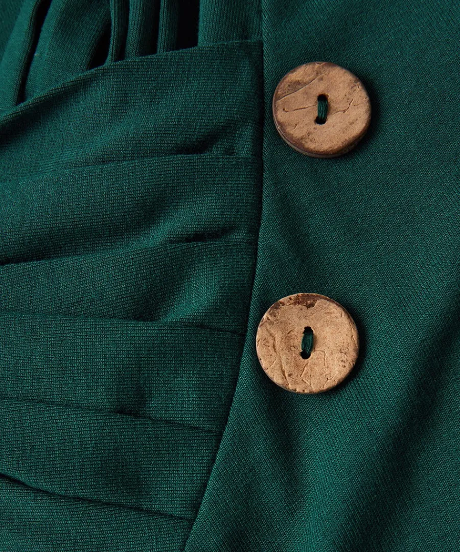 all_new_button_jersey_tun_4.webp Discount Joe Browns All New Button Jersey Tunic Forest Green