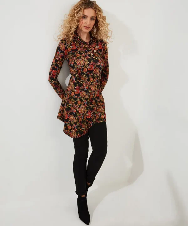 Sale Joe Browns All New Button Printed Jersey Tunic Multi