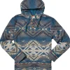 Hot Joe Browns Amazing Artisan Hood Blue / Green