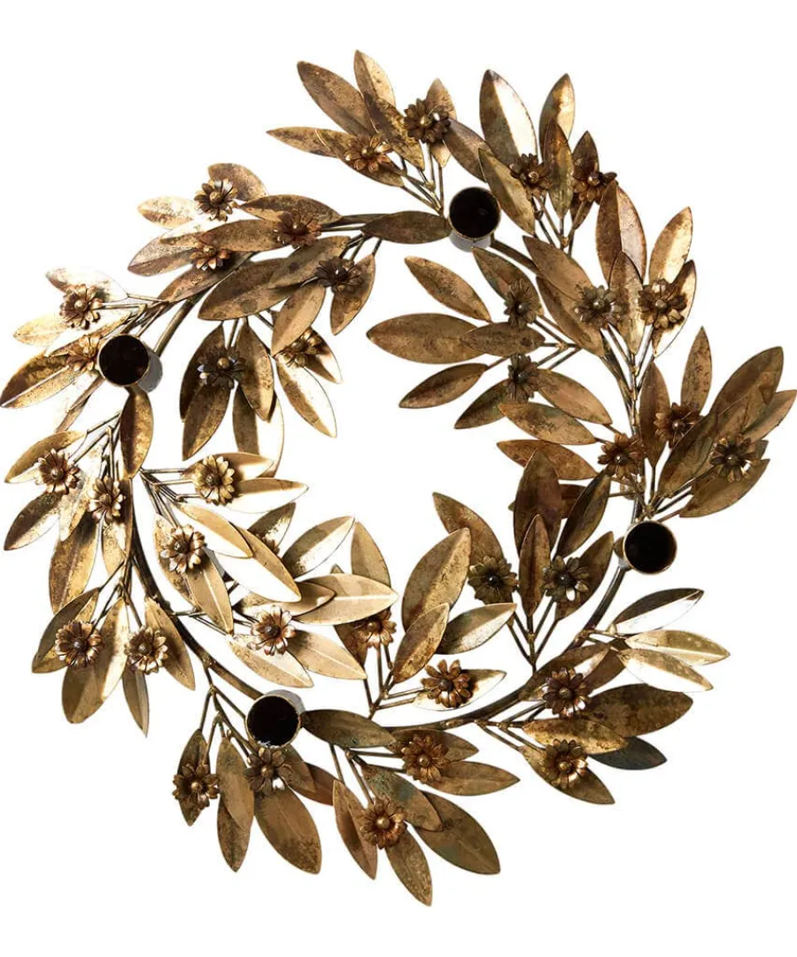 antique_gold_wreath_candl_0.webp Hot Joe Browns Antique Wreath Candle Holder Gold