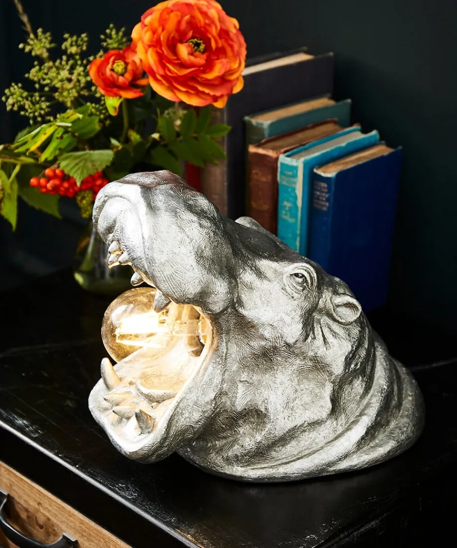 antique_silver_roaring_hi_2.webp Cheap Joe Browns Antique Roaring Hippo Table Lamp Silver