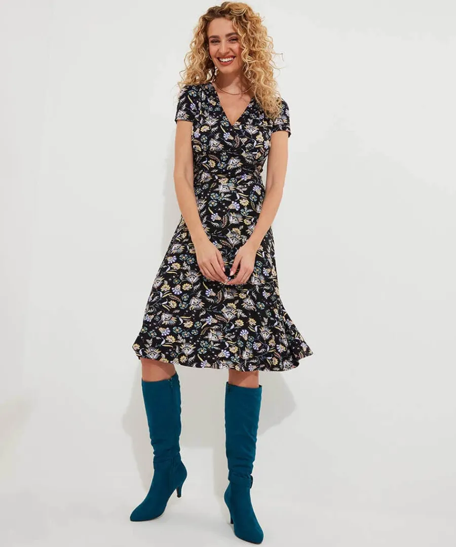 aria_jersey_dress_2.webp Clearance Joe Browns Aria Jersey Dress Black