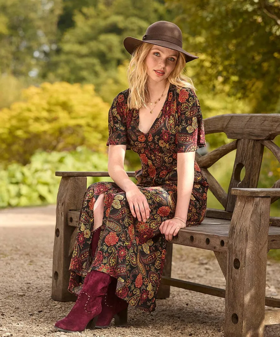 autumn_colours_dress_5.webp Best Sale Joe Browns Autumn Colours Dress Brown