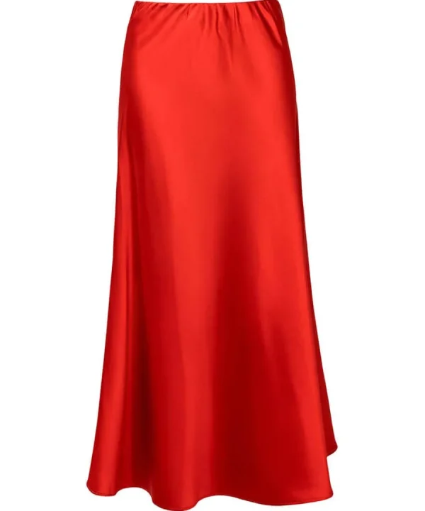 Flash Sale Joe Browns Autumn Days Satin Skirt Rust