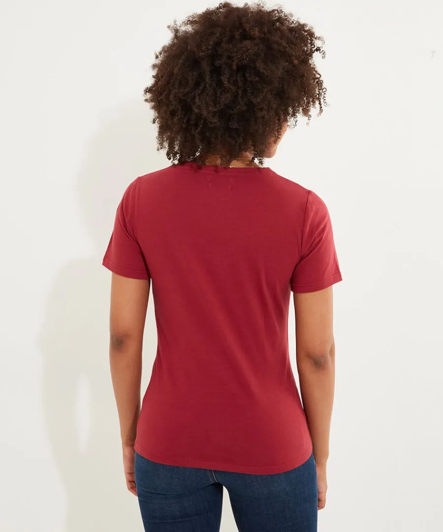 autumn_florals_tshirt_2.webp Best Sale Joe Browns Autumn Florals T-Shirt Berry