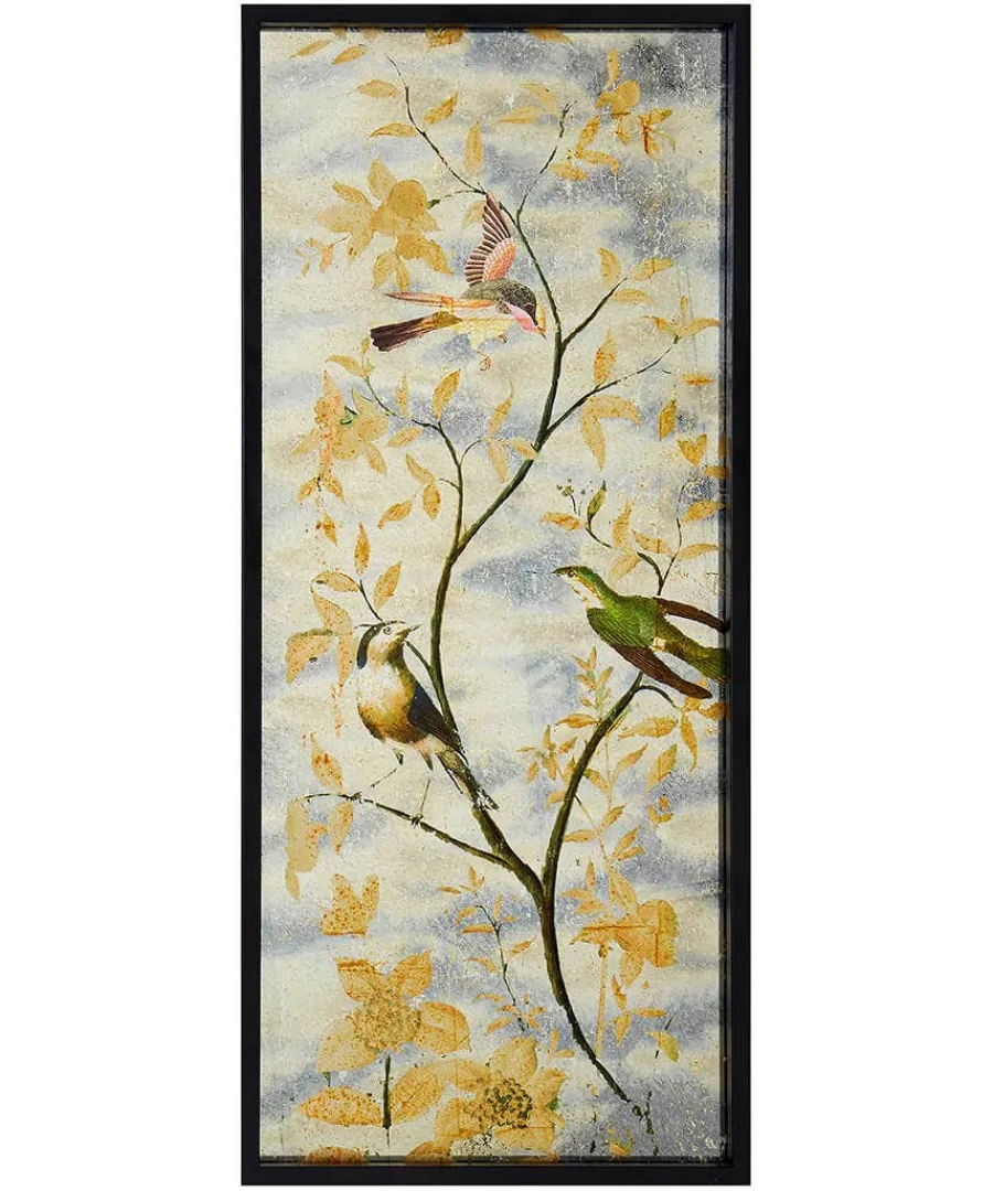 autumnal_birds_pretty_pri_0.webp Cheap Joe Browns Autumnal Birds Pretty Printed Mirror Brown