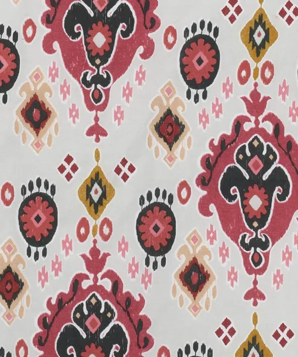 New Joe Browns Aztec Cotton Slub Reversible Frill Duvet Set Amber