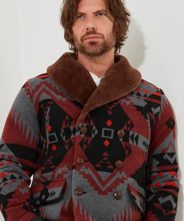 Discount Joe Browns Aztec Fur Collar Coat Multi