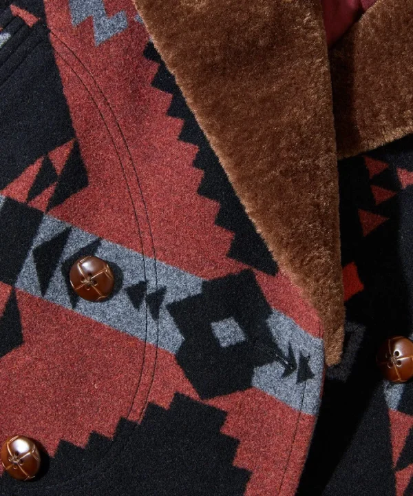 Discount Joe Browns Aztec Fur Collar Coat Multi