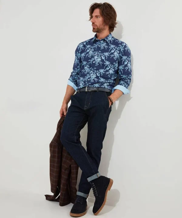 Store Joe Browns Beautiful Bird Shirt Navy