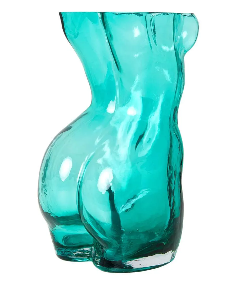 beautiful_body_glass_vase_3.webp Best Joe Browns Beautiful Body Glass Vase Teal