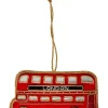 Cheap Joe Browns Beautifully Embroide Bus Christmas Ornament Red