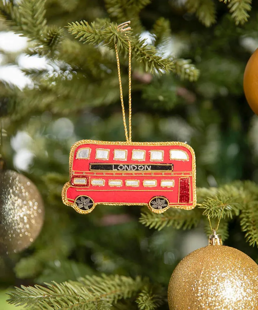 beautifully_embroidered_b_2.webp Cheap Joe Browns Beautifully Embroide Bus Christmas Ornament Red