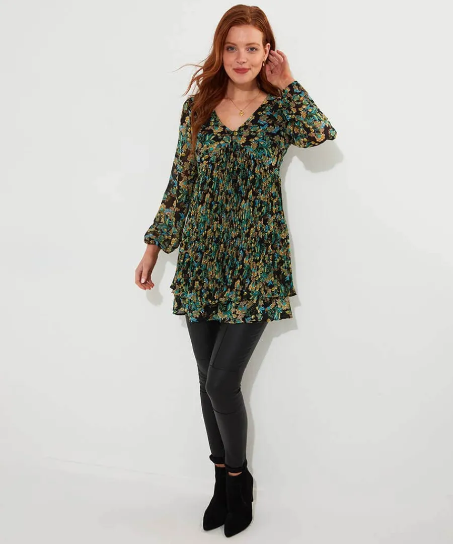 beautifully_pleated_tunic_1.webp Shop Joe Browns Beautifully Pleated Tunic Black