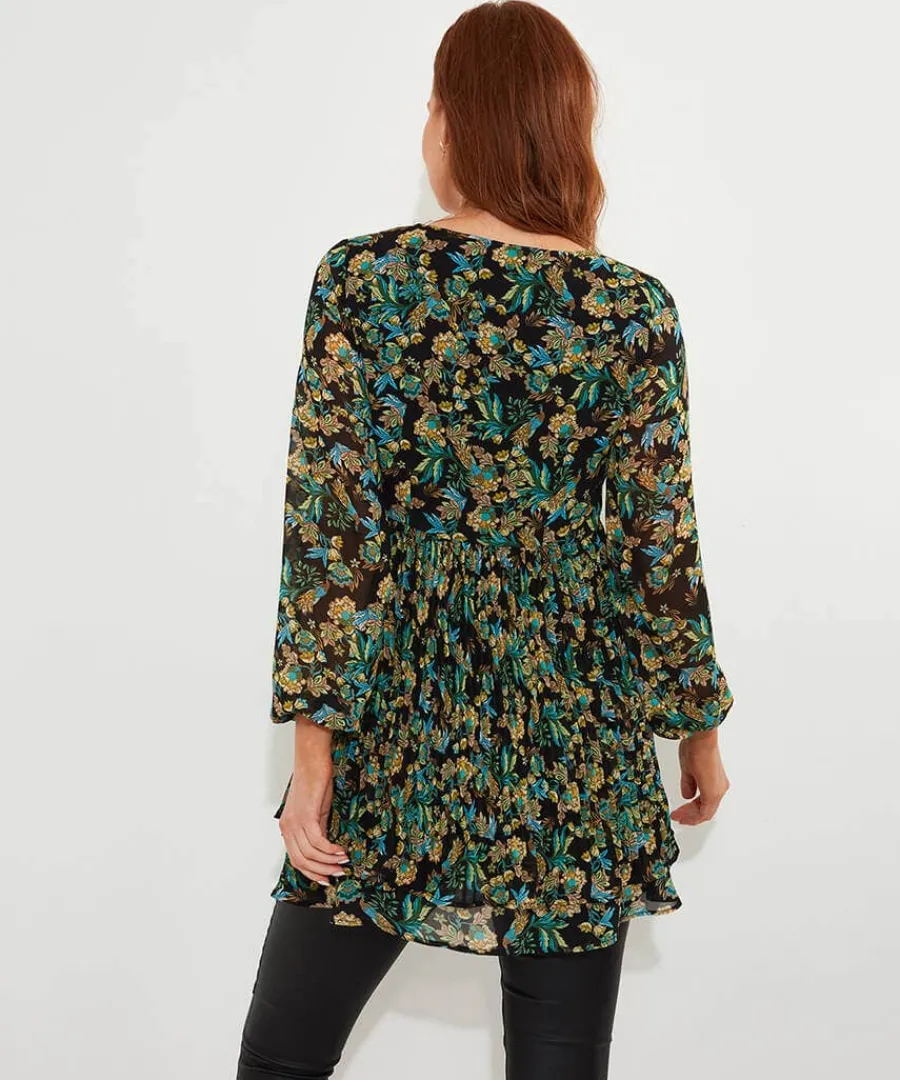 beautifully_pleated_tunic_2.webp Shop Joe Browns Beautifully Pleated Tunic Black