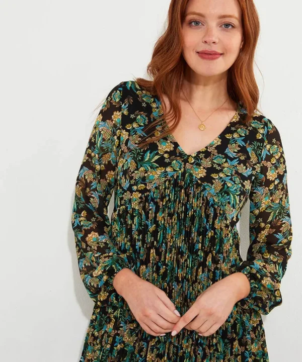 Shop Joe Browns Beautifully Pleated Tunic Black
