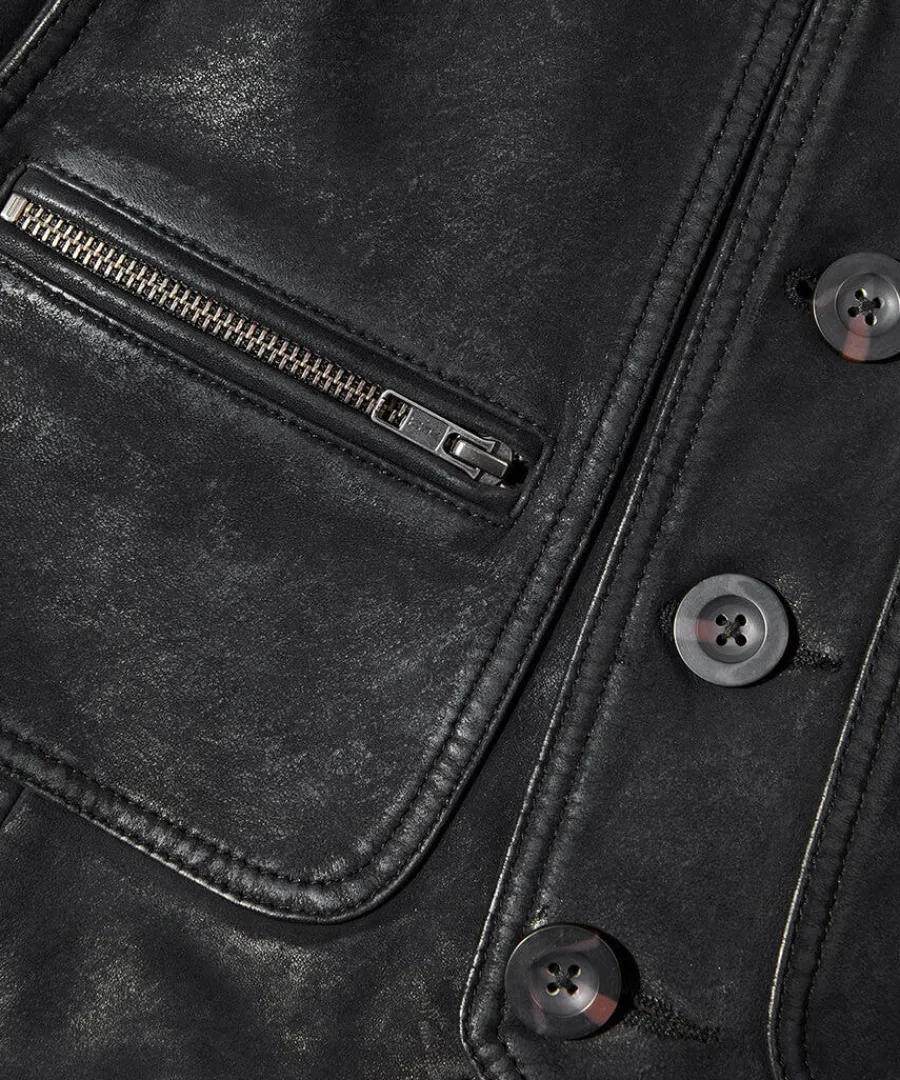 black_leather_waistcoat_6.webp Sale Joe Browns Leather Waistcoat Black