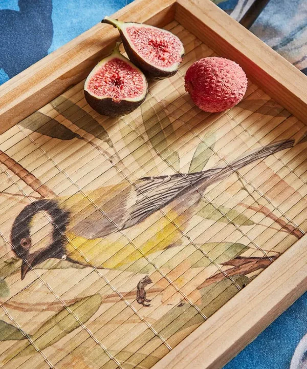 Flash Sale Joe Browns Blissful British Birds Bamboo Tray Brown