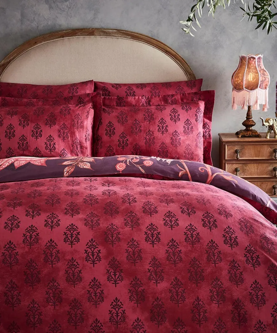 bohemian_bloom_reversible_2.webp Flash Sale Joe Browns Bohemian Bloom Reversible Duvet Set Purple