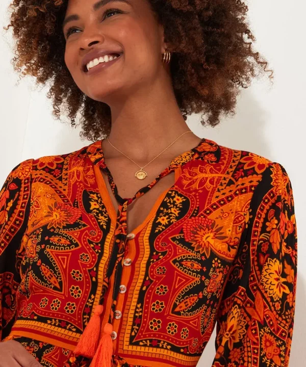 Best Sale Joe Browns Bohemian Dreams Dress Orange