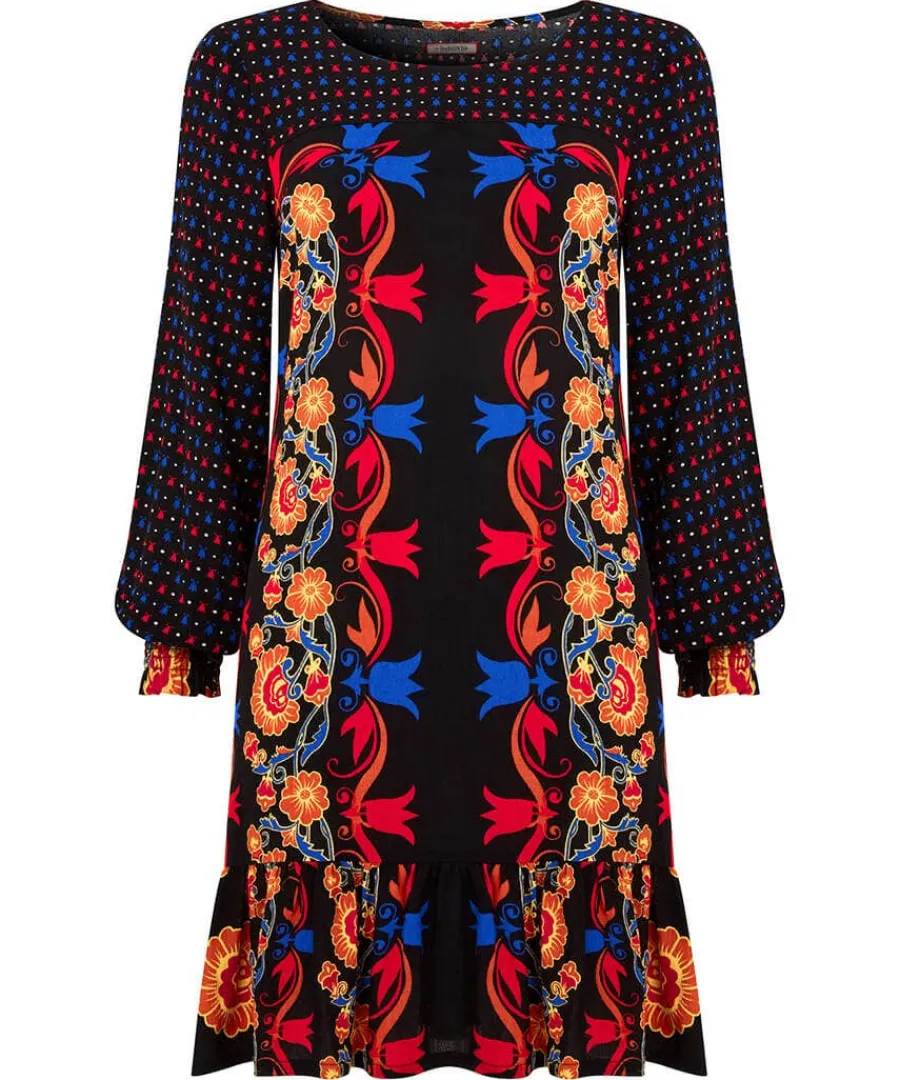 boho_babe_tunic_dress_0.webp Outlet Joe Browns Boho Babe Tunic Dress Black