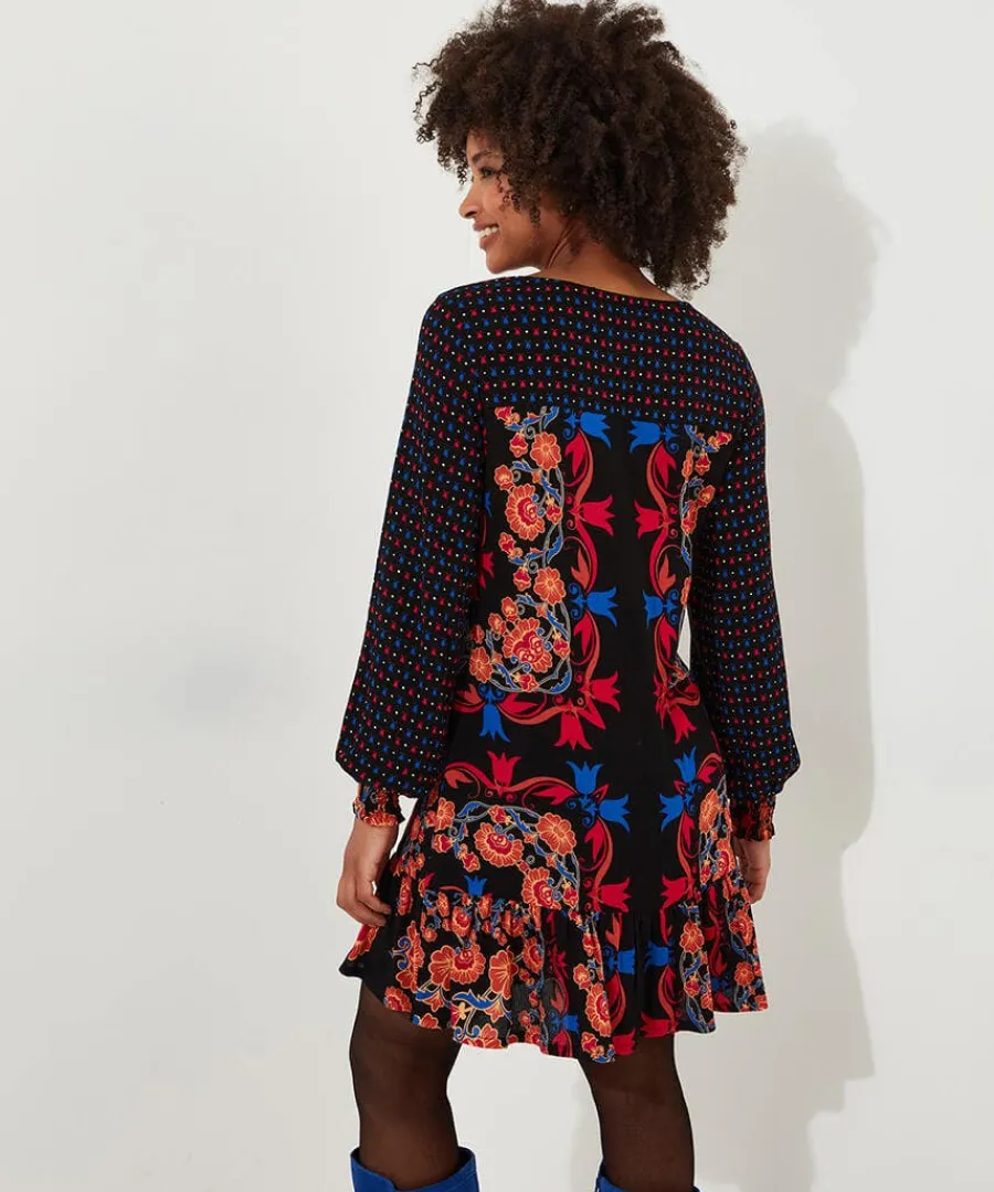 boho_babe_tunic_dress_1.webp Outlet Joe Browns Boho Babe Tunic Dress Black