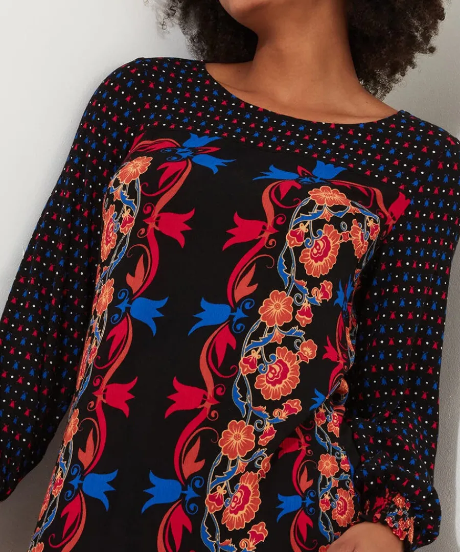 boho_babe_tunic_dress_2.webp Outlet Joe Browns Boho Babe Tunic Dress Black