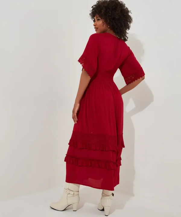 Flash Sale Joe Browns Boho Days Dress Berry / Black