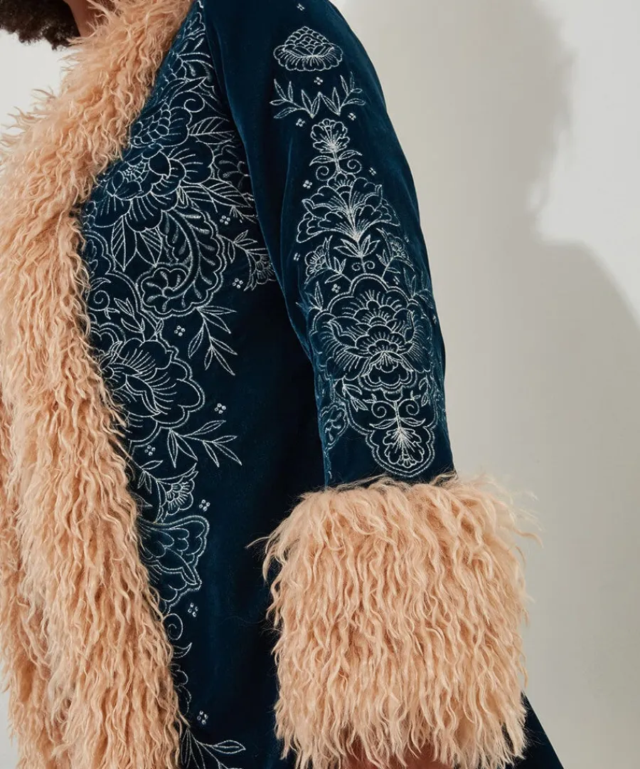 boho_girl_embroidered_bou_3.webp Discount Joe Browns Boho Girl Embroidered Boutique Coat Teal