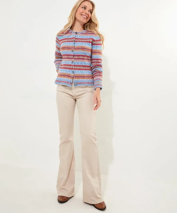 New Joe Browns Bonnie Fairisle Cardigan Blue