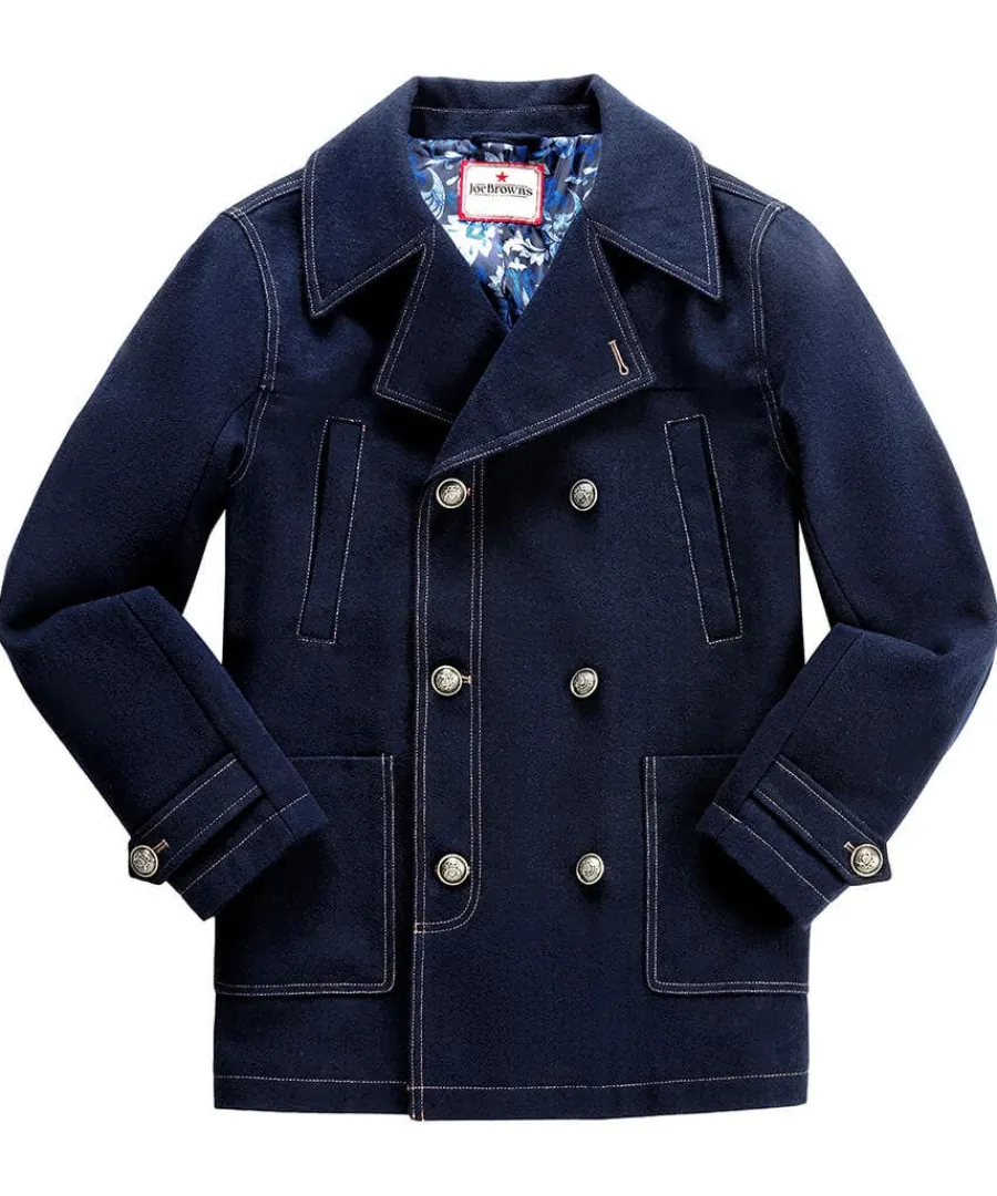 border_pea_coat_0.webp Flash Sale Joe Browns Border Pea Coat Navy