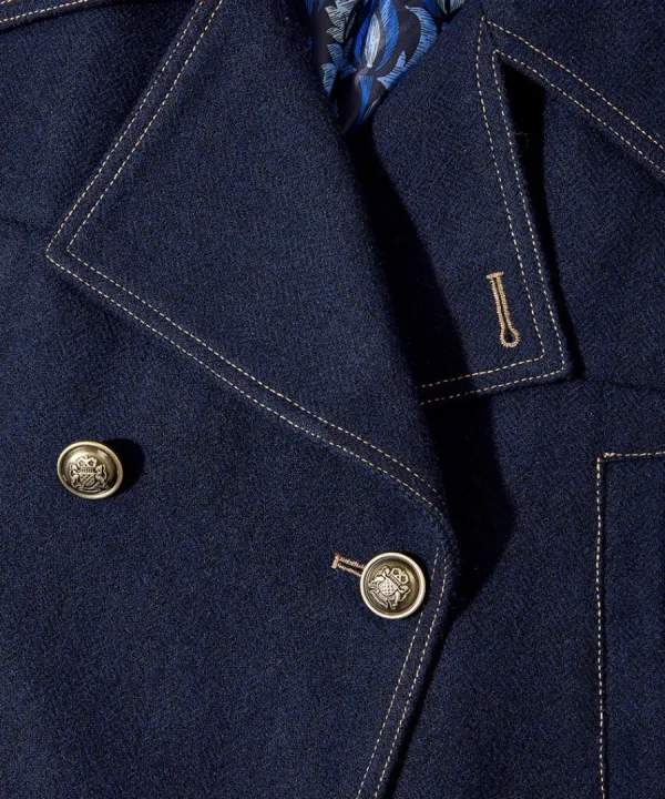 Flash Sale Joe Browns Border Pea Coat Navy