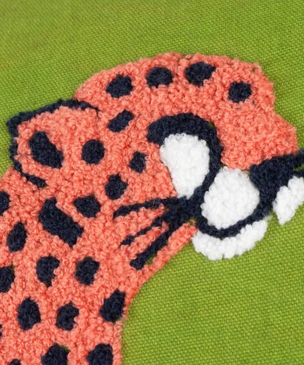 Flash Sale Joe Browns Bright And Bold Cheetah Cushion Coral