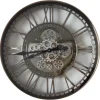 Store Joe Browns Brushed Antique Kensington Clock Silver