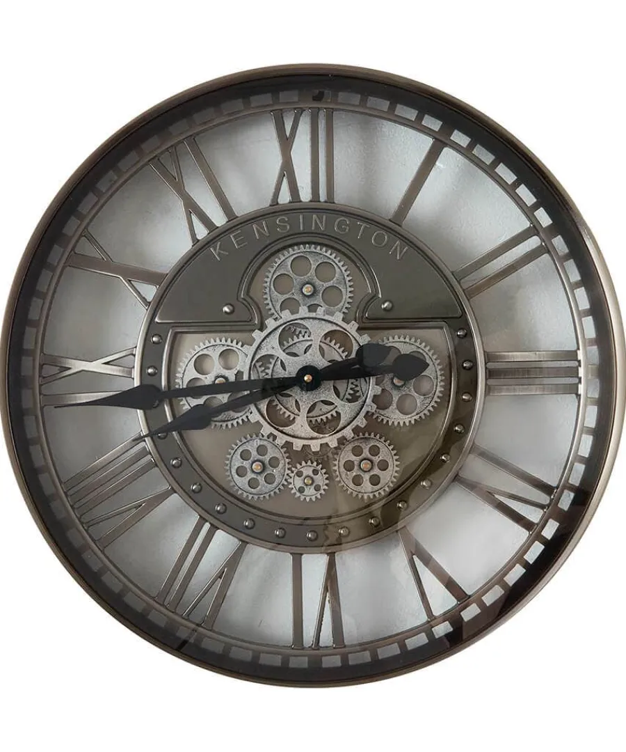 brushed_antique_kensingto_0.webp Store Joe Browns Brushed Antique Kensington Clock Silver
