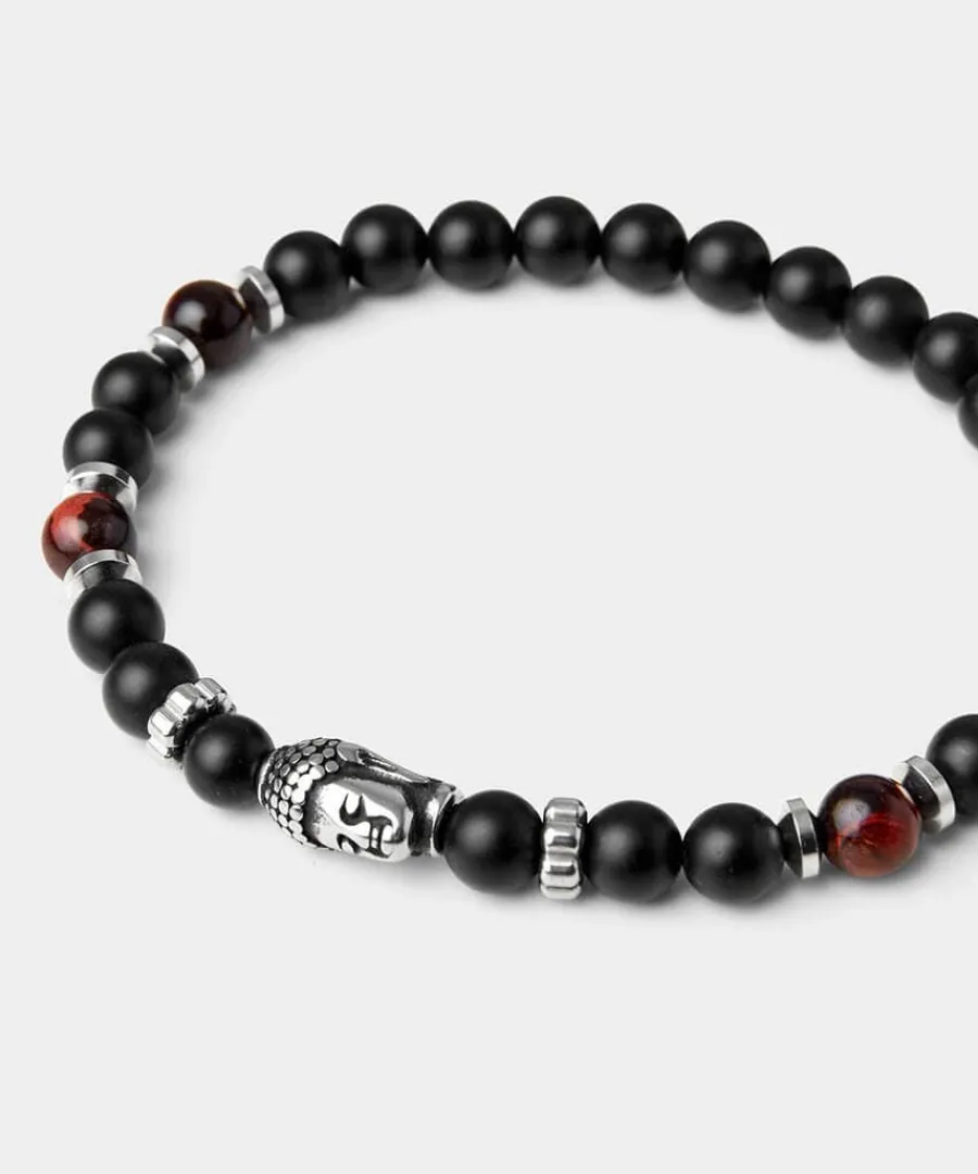 buddha_genuine_stone_brac_1.webp Best Sale Joe Browns Buddha Genuine Stone Bracelet Multi