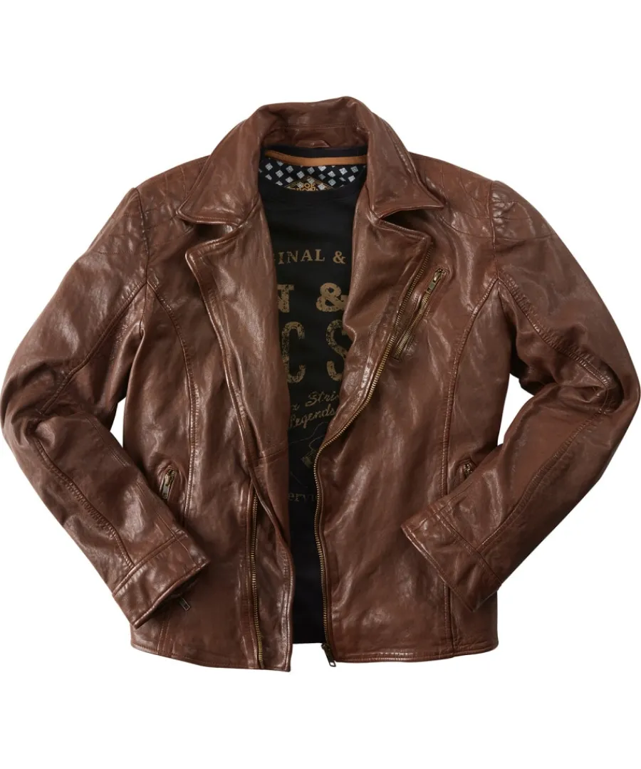 burner_leather_jacket_0.webp Shop Joe Browns Burner Leather Jacket Tan
