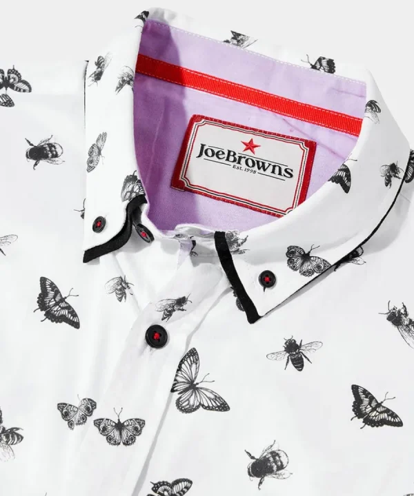 Fashion Joe Browns Butterfly And Bee Shirt White
