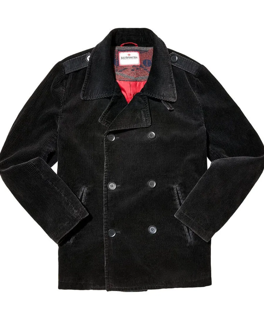 carefree_cord_coat_0.webp Shop Joe Browns Carefree Cord Coat Grey / Black