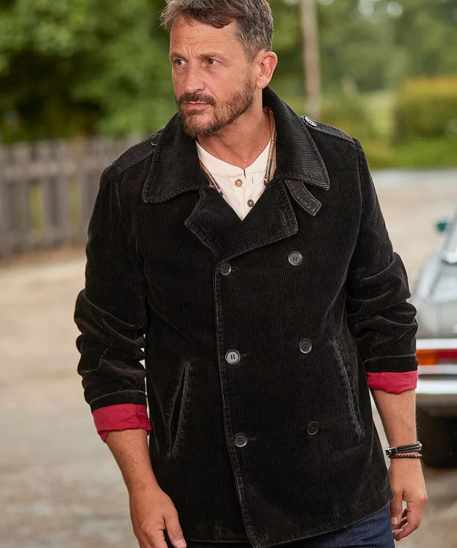 carefree_cord_coat_1.webp Shop Joe Browns Carefree Cord Coat Grey / Black