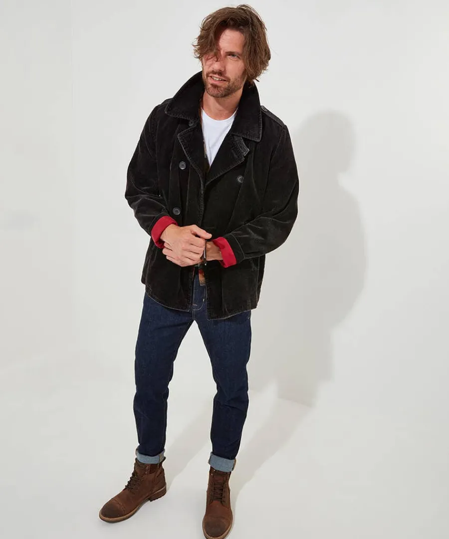 carefree_cord_coat_2.webp Shop Joe Browns Carefree Cord Coat Grey / Black