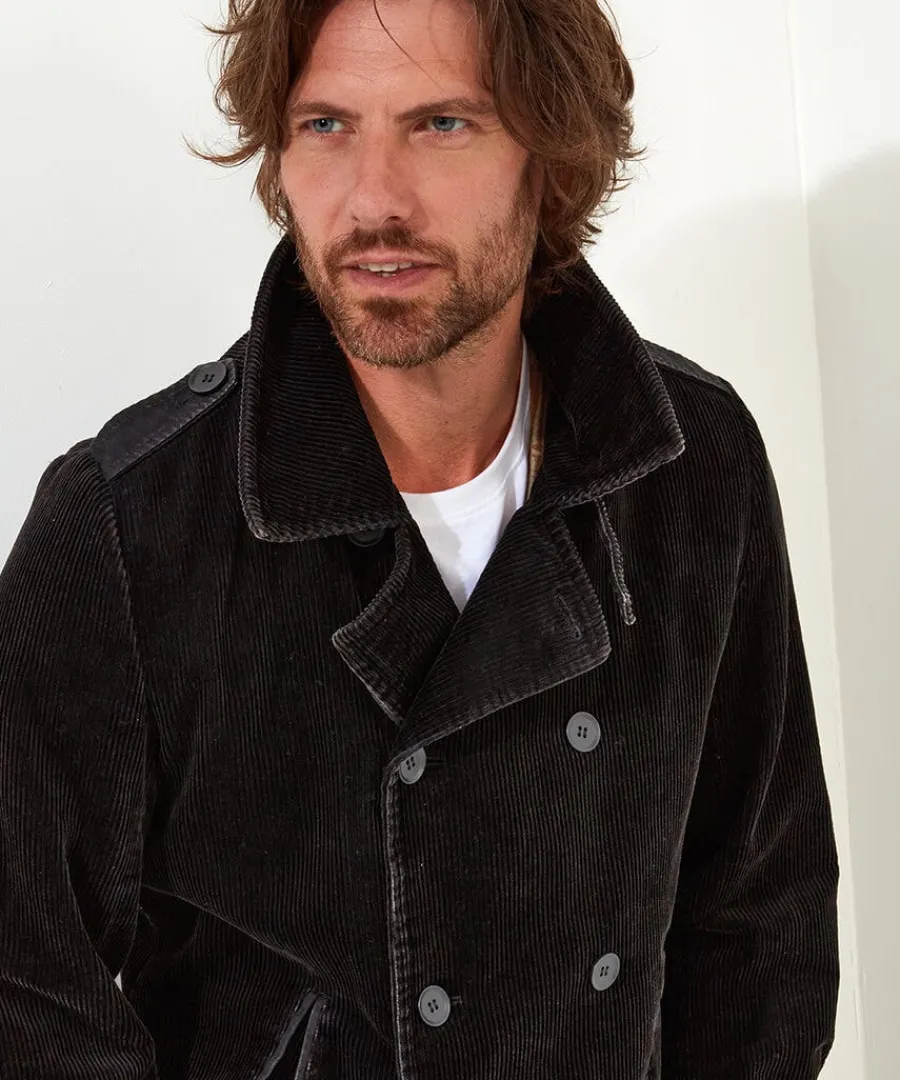 carefree_cord_coat_4.webp Shop Joe Browns Carefree Cord Coat Grey / Black