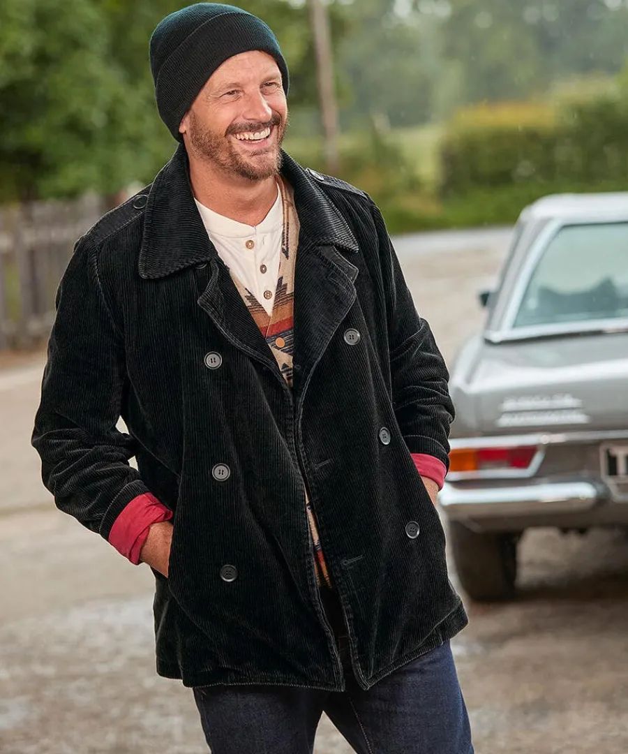carefree_cord_coat_5.webp Shop Joe Browns Carefree Cord Coat Grey / Black